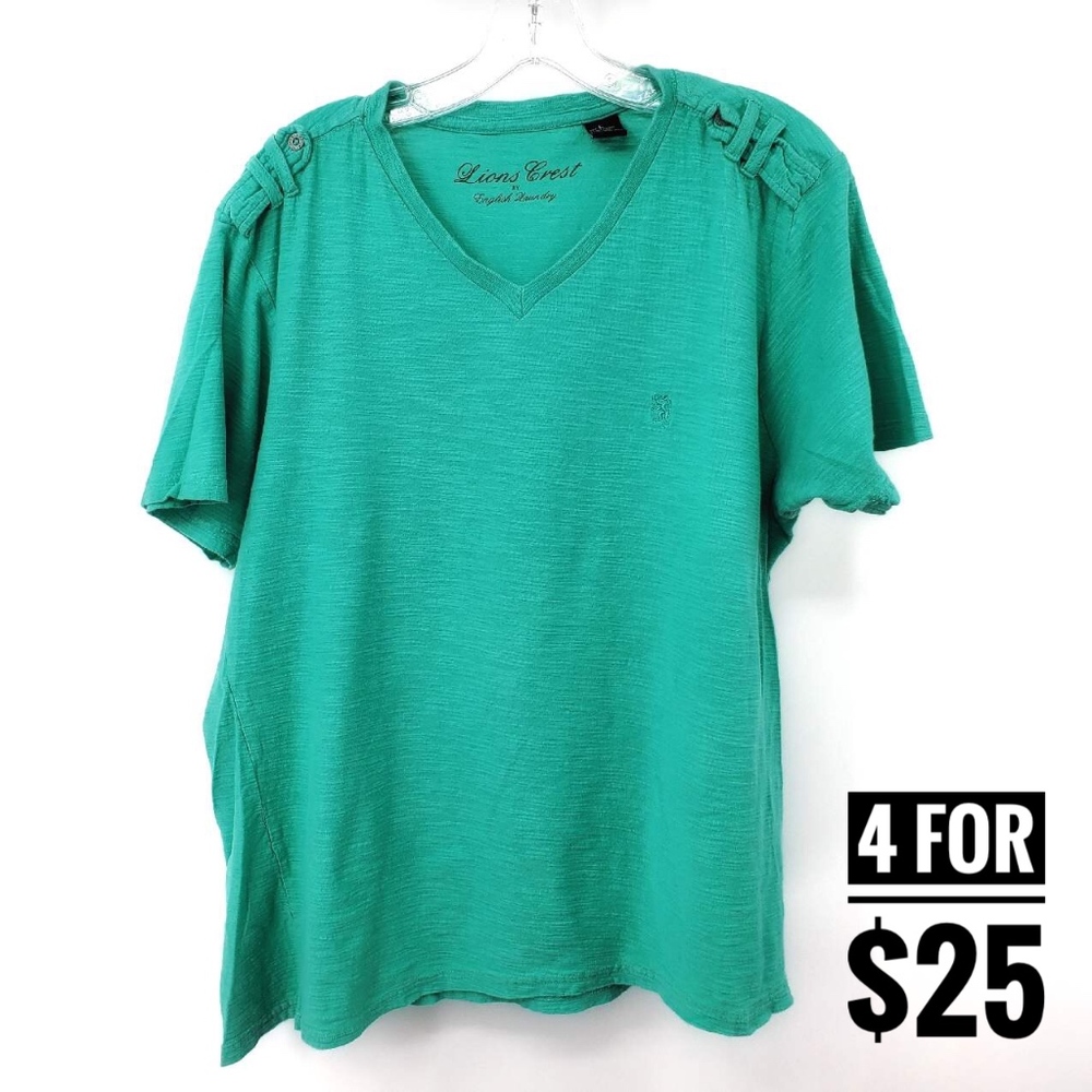 4 for $25 SALE!!!! Men's Green T-shirt